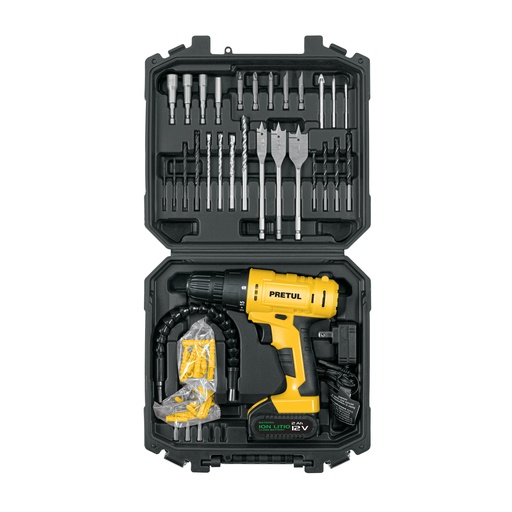 [T27120] Kit taladro inalámbrico 3/8', 12 V, y accesorios con estuche - Pag 347