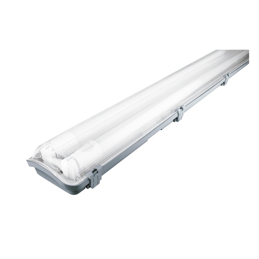 [A118038] LUMINARIO SOBREPONER PARA TUBO LED 2X18W, T8 (INCLUYE 2 TUBOS - 115274)