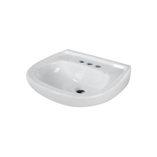 [T44002] Lavabo cerámico con rebosadero, blanco, Foset - Pag 726