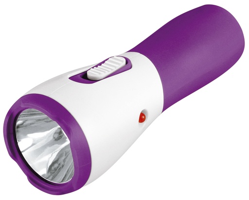[A305217] Linterna bicolor azul y blanco: Led 2W (500 mAh)