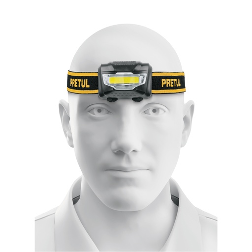 [T27083] Linterna de minero 3 LEDs 65 lm de 3 pilas AAA, Pretul - Pag 265
