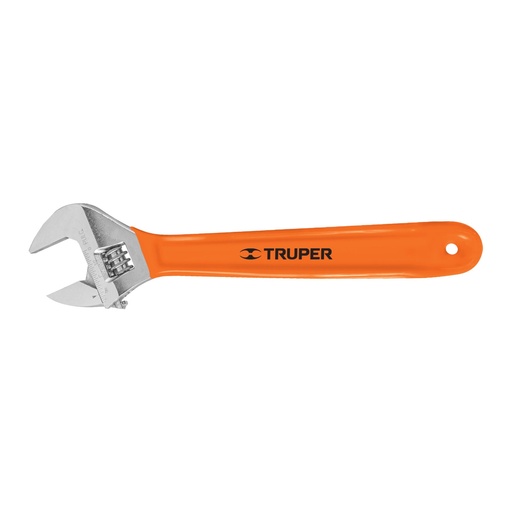 [T100048] Llave ajustable (perico) 15' cromada mango de PVC, Truper - Pag 283