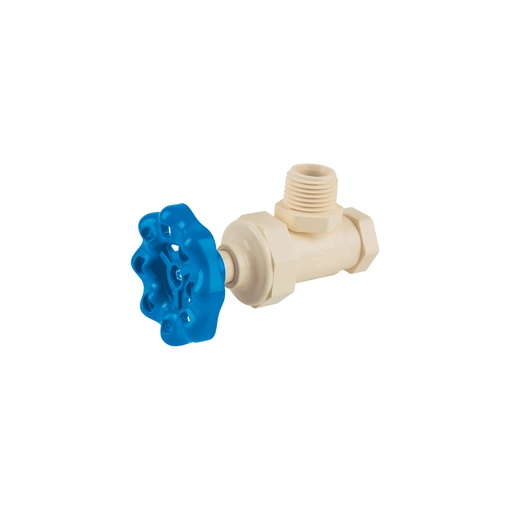 [T42019] Llave angular de CPVC 1/2' maneral volante, Foset - Pag 676, 701