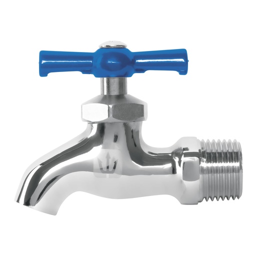 [T49086] Llave de nariz de latón cromado, 135 g, entrada 1/2', Foset - Pag 720
