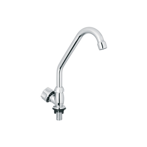 [T47379] Llave individual para fregadero, ABS, cuello corto, Basic - Pag 620