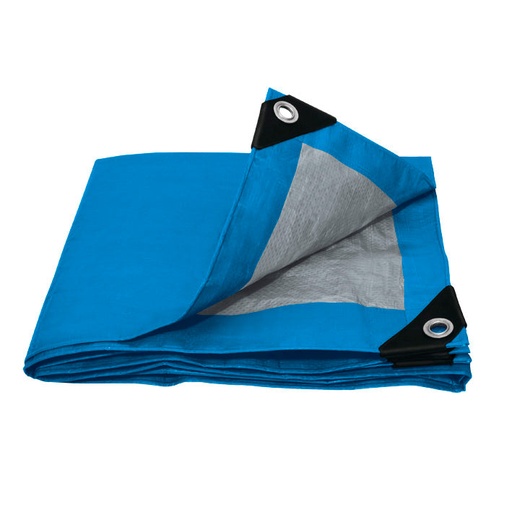 [A302426] Lona de polietileno color azul 4m x 6m