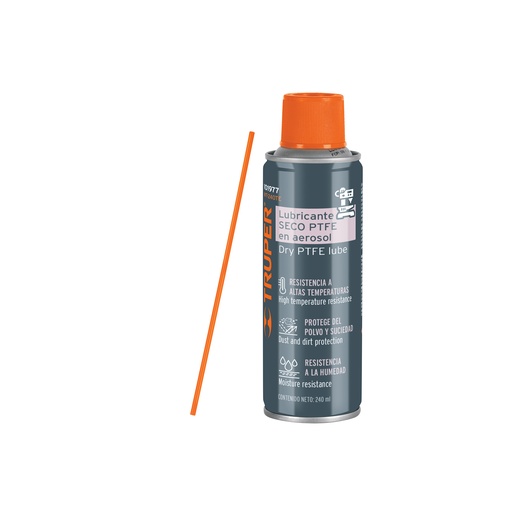 [T101977] Lubricante seco PTFE en aerosol 240 ml, Truper - Pag 274