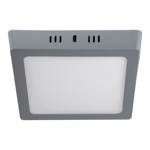 [T47447] Luminario LED cuadrado tipo plafón 12 W, gris, luz de día - Pag 592