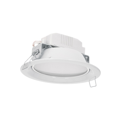 [T48095] Luminario LED empotrado redondo de 6 W, luz cálida, Volteck - Pag 598