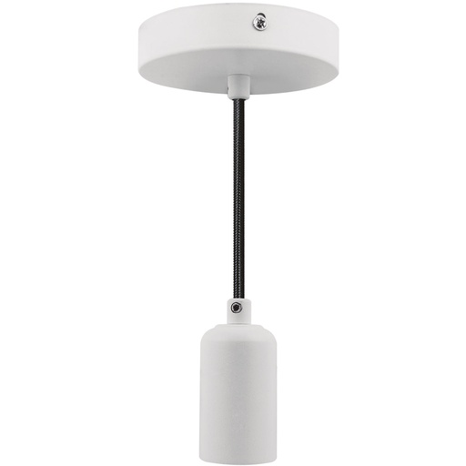 [A125102] Luminario colgante BASIC - Blanco Mate (1 mt)