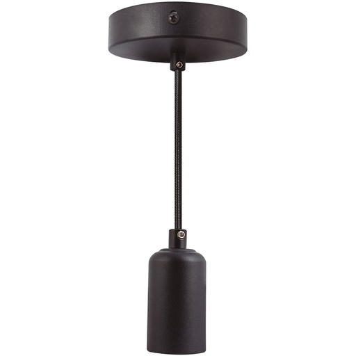 [A125101] Luminario colgante BASIC - Negro Mate (1 mt)