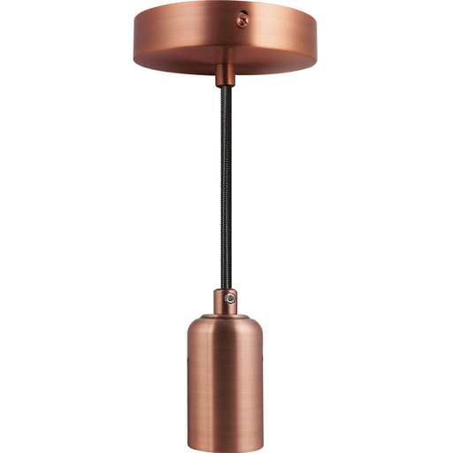 [A125103] Luminario colgante BASIC - Red Bronze Rugoso (1 mt)
