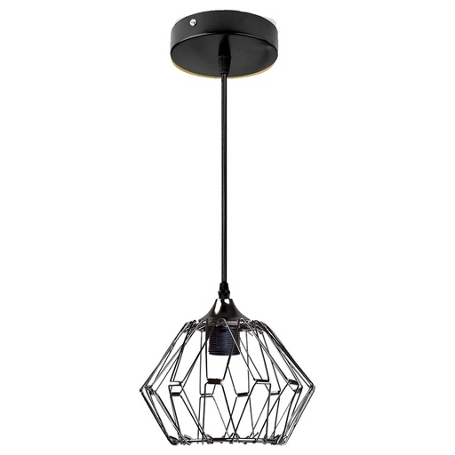 [A125177] Luminario colgante BY YOU - Negro perlado 37 x 118 cm