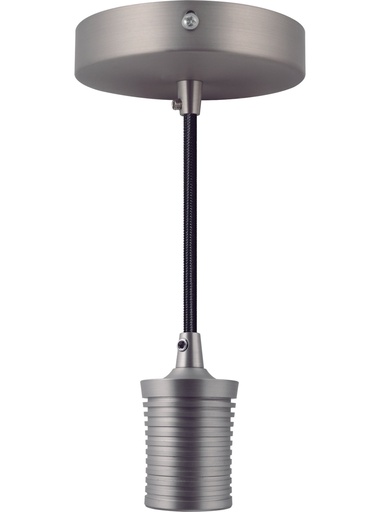 [A125131] Luminario colgante MILAN - Niquel Mate cepillado (1 mt)