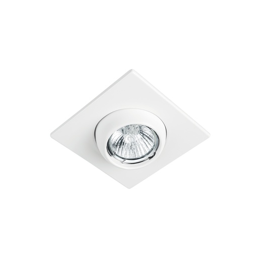 [T45569] Luminario cuadrado blanco spot esférico, lámpara no incluida - Pag 597