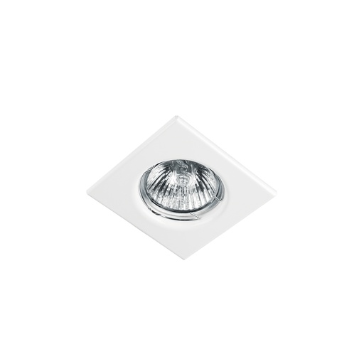 [T45566] Luminario cuadrado blanco spot fijo, lámpara no incluida - Pag 597