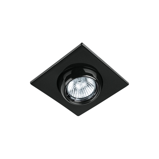 [T45570] Luminario cuadrado negro spot esférico, lámpara no incluida - Pag 597