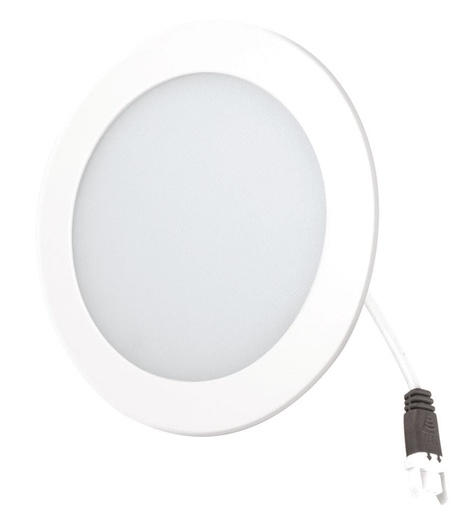 [A117916] Luminario empotrable circular LED, Linea ECO, 12 W, luz blanca 6500K