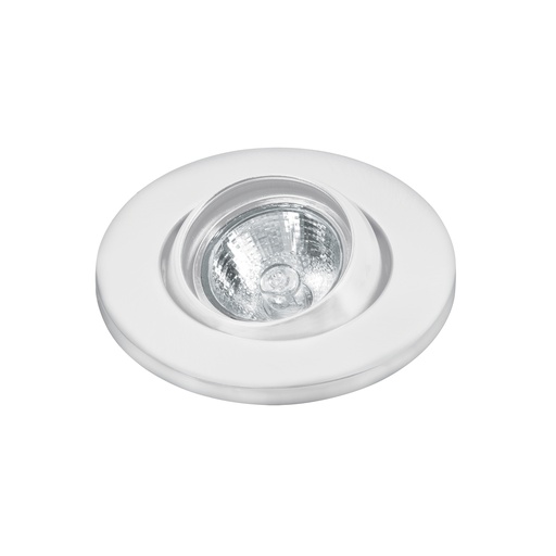 [T46623] Luminario redondo blanco spot esférico, lámpara no incluida - Pag 596