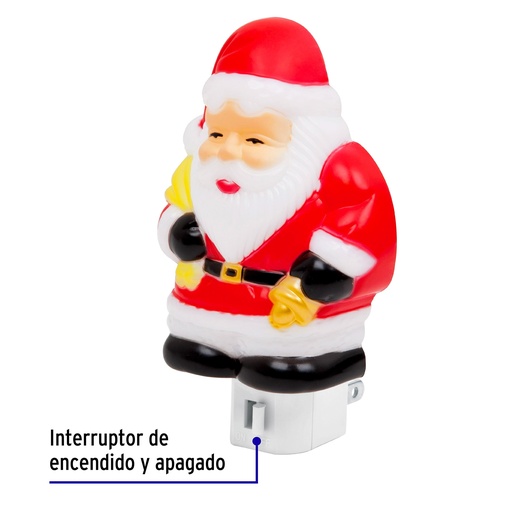 [T46136] Luz de noche con lámpara E12, Santa Claus, Volteck - Pag 561