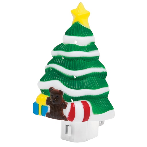 [T46137] Luz de noche con lámpara E12, pino de navidad, Volteck - Pag 561