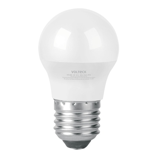 [T46855] Lámpara LED G45 3 W (equiv. 25 W), luz cálida, blíster - Pag 582
