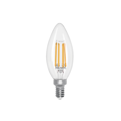 [T48254] Lámpara LED tipo vela 4 W con filamento base E14 luz cálida - Pag 584