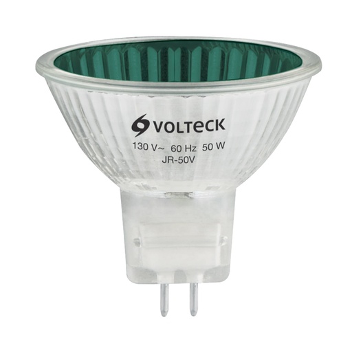 [T47257] Lámpara de halógeno verde 50 W tipo MR16 en caja, Volteck - Pag 591