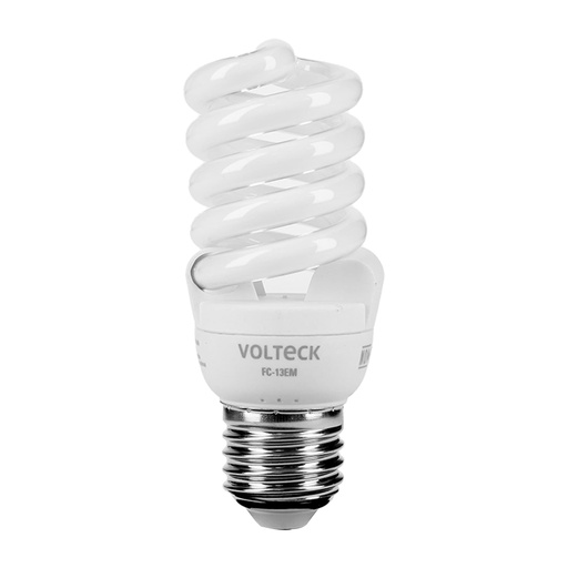 [T48505] Lámpara espiral mini T2 13 W luz cálida en blíster, Volteck - Pag 588