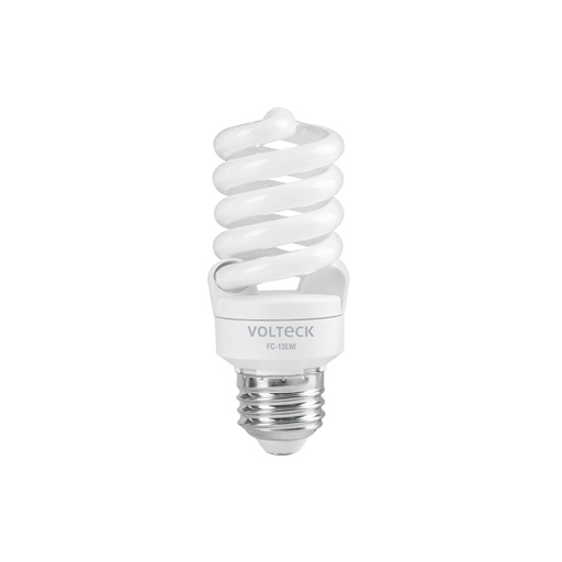 [T48504] Lámpara espiral mini T2 13 W luz de día en blíster, Volteck - Pag 588