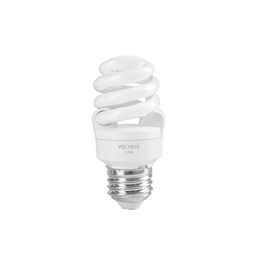 [T48202] Lámpara espiral mini T2 7 W luz de día en blíster, Volteck - Pag 588