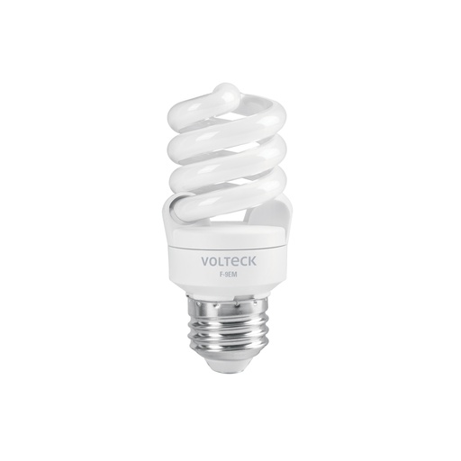[T48500] Lámpara espiral mini T2 9 W luz de día en blíster, Volteck - Pag 588