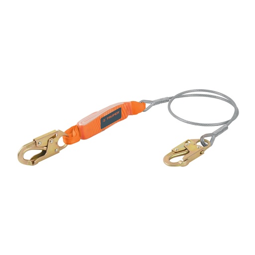[T17039] Línea de vida 1.8 m cable de acero, absorbedor impacto, ANSI - Pag 456