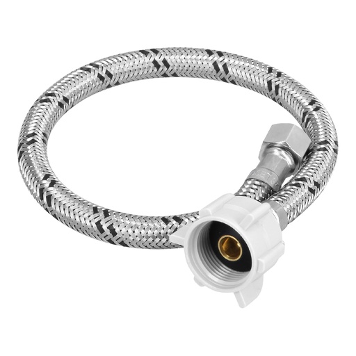 [T45500] Manguera WC, acero inox, 3/8'x7/8', 40 cm, conector plástico - Pag 677