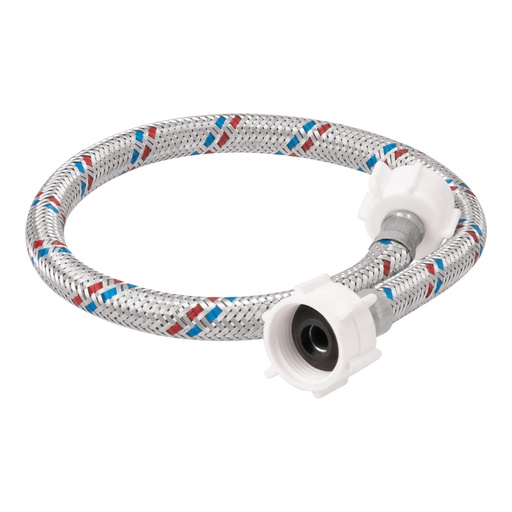 [T49769] Manguera WC, aluminio, 1/2'x7/8', 50 cm, plást/plást, Basic - Pag 678
