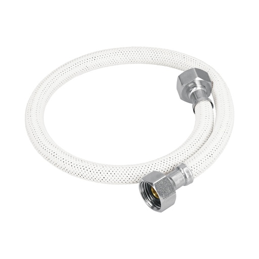 [T45313] Manguera lavabo/fregadero, vinilo blanco, 1/2' x 1/2', 55 cm - Pag 679