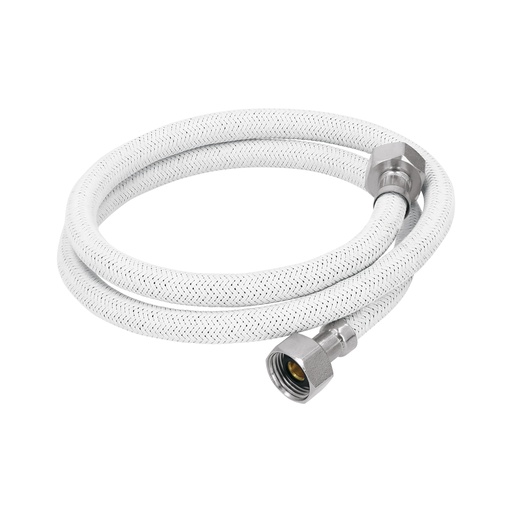 [T45316] Manguera lavabo/fregadero, vinilo blanco, 1/2'x1/2', 100 cm - Pag 679