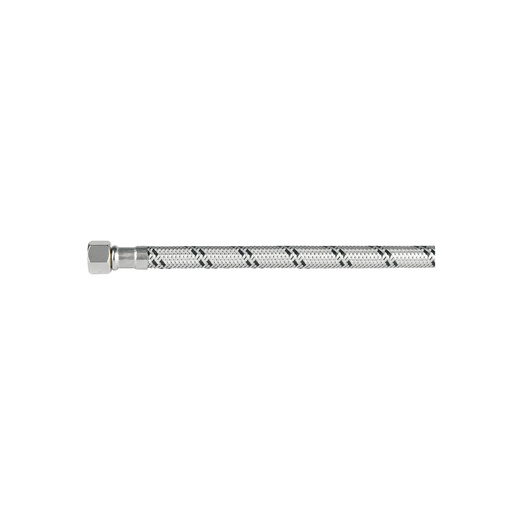 [T45502] Manguera para WC, acero inox, 3/8' x 7/8', 40 cm, Foset - Pag 677