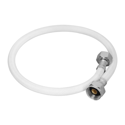 [T45315] Manguera para WC, vinilo blanco, 1/2' x 7/8', 60 cm, Foset - Pag 677