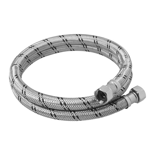 [T48967] Manguera para boiler, acero inox, 1/2'x1/2', 120 cm, Foset - Pag 680