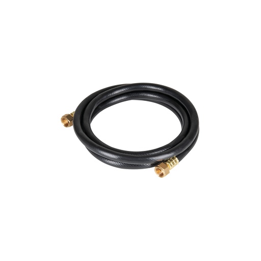 [T40076] Manguera para gas 3/8' flexible negra de 2 m, con conexión - Pag 681