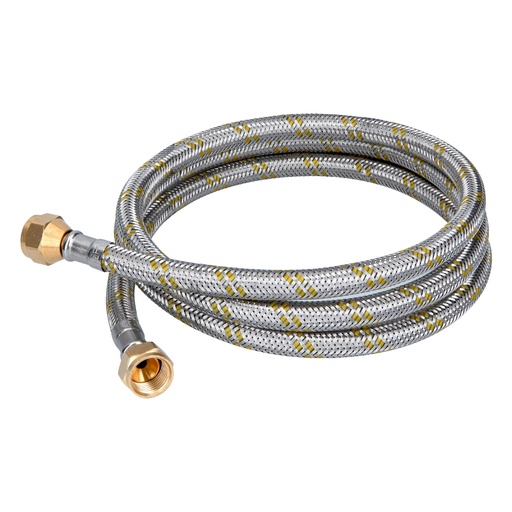 [T49516] Manguera para gas, acero inox, 3/8' x 3/8', 150 cm, Foset - Pag 680