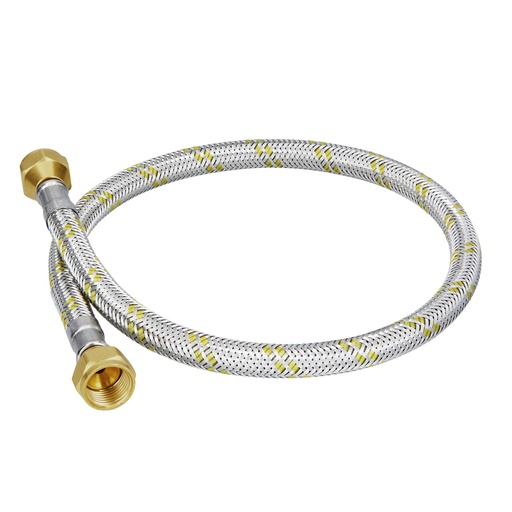 [T49514] Manguera para gas, acero inox, 3/8' x 3/8', 60 cm, Foset - Pag 680