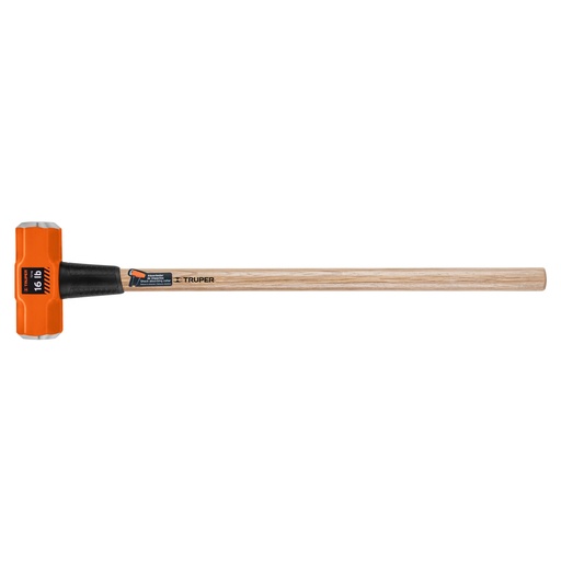 [T16515] Marro octagonal 16 lb, mango de madera 36', Truper - Pag 364
