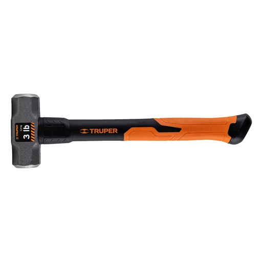 [T19883] Marro octagonal 3 lb, mango de fibra de vidrio 14', Truper - Pag 364