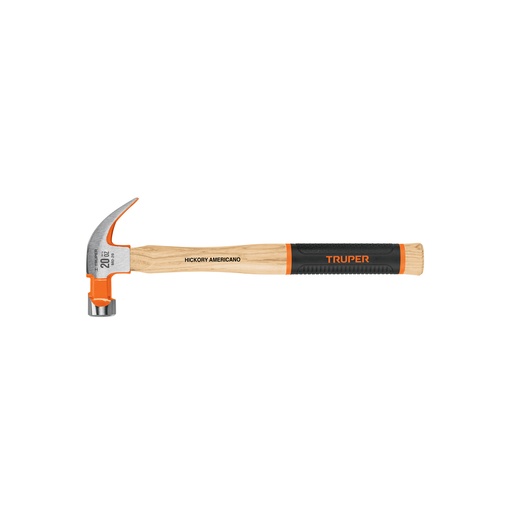 [T16656] Martillo pulido 20 oz uña curva, mango hickory, Truper Grip - Pag 366