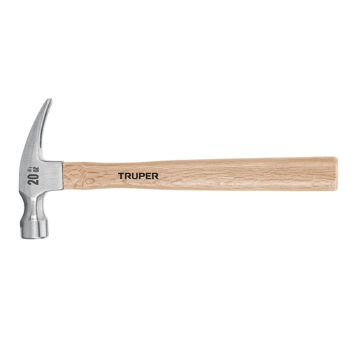 [T16755] Martillo pulido 20 oz uña recta, mango madera, Truper - Pag 367