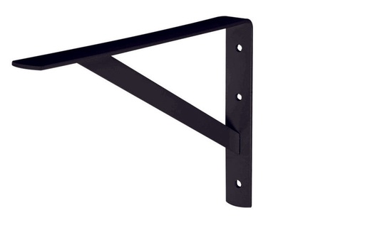 [A104753] Mensula Reforzada Color Negro 13""x20""