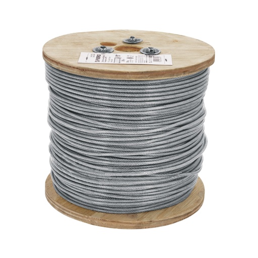 [T48809] Metro cable flexible 3/32' acero 7x19 recubierto PVC, 300 m - Pag 736