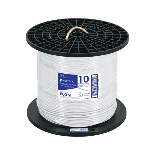 [T40114] Metro de cable THHW-LS 10 AWG blanco en carrete de 500 m - Pag 548